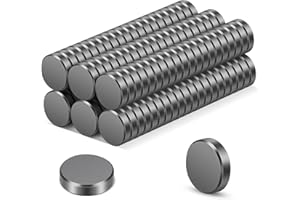 Wukong 120 Piezas Imán Potentes, 18×5mm Imanes Nevera Magnets, Imanes Ferrita para Oficinas, Tablones de Anuncios y Escuelas