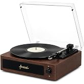 Fressi FR-P101 Zenitte Bluetoothlu Pikap | Dahili Hoparl&ouml;rl&uuml; USB Plak &Ccedil;alar | 33/45/78 Devir Şarjlı Retro M&uuml;zik Kutusu