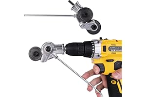 SYLANDA Elektrische bohrmaschine schere anbauschneider nibbler, Elektrische Bohrplatte Cutter Blech Metall Nibbler Präzises Schneiden, Elektrischer Bohrerplattenschneider,Aluminiumlegierung Und Getriebe