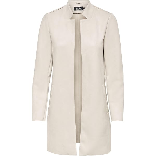 Manteau En Faux Daim Onlyline Life CC OTW - Long, Col à Revers - Pour Femme - 8