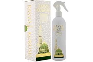 ‎IHVAN ONLINE ihvan online Duftset Islamischer Heiliger Orte, Gebetsteppich Duft Hergestellt Mit Pflanzlichen Ätherischen Ölen, Alkoholfreie Raumdüfte Für Gebetsräume, 400 ml - 13.5 oz, Ravza