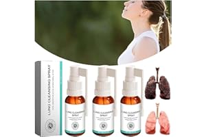 GIURUI Medilisk Lung Cleansing Spray - Herbal Lung Cleansing Spray, Herbal Lung Cleanse Mist, Powerful Lung Support, Herbal Spray, Lung Spray, Spray for Lung Cleanse (3 Pcs)