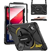 BRAECN Case for Lenovo Idea Tab 11 2025/Tab M11 2024/K11 11 Inch | Rugged Case with Screen Protector, 360&deg; Rotation Stand, Ha
