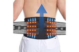 Fasood Rückengurt - Leicht und Atmungsaktive Rückenbandage für Herren und Damen,Hilft bei Schmerzen im unteren Rücken, Skoliose, Ischias Beschwerden und Muskelschmerzen (XL)