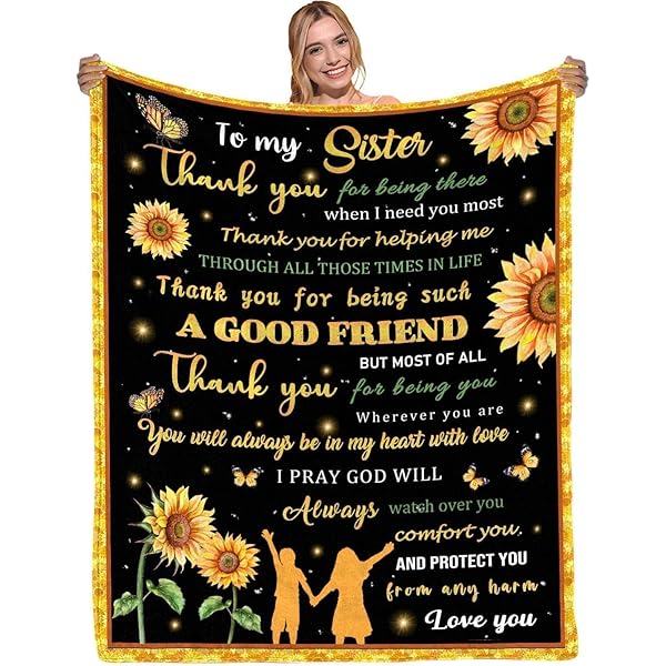 Personalized To My Granddaughter Blanket From Grandma Grandpa Sunflower My Sunshine I Love You Granddaughter Birthday Christmas Bed Quilt Fleece Throw Blanket