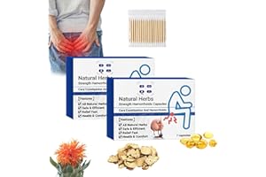 BADIMOO Heca Natural Herbal Strength Hemorrhoid Capsules,Hemorrhoid Suppository,Rapid Hemorrhoid Treatment,Natural Hemorrhoid Relief Capsules,Hemorrhoid Treatment,Helps Relieve Itching,Burning, Pain (2Box)
