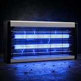 Coverzone 10W LED &Ccedil;ift T&uuml;pl&uuml; Elektrikli Sinek ve Sivrisinek &Ouml;ld&uuml;r&uuml;c&uuml; Cihaz 45x23x5 cm Zincir Askılı B&ouml;cek &Ouml;ld&uuml;r&uuml;c&uuml; Tuzak D&uuml;ş&uuml;