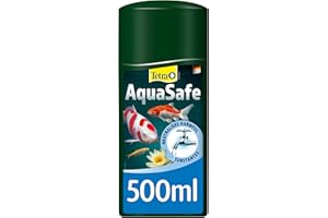 Tetra Pond AquaSafe, Makes Tap Water Safe for Pond Fish, 500 ml