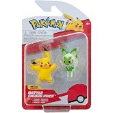 Pok&eacute;mon Battle Figure First Partner 2'li Paket - Otantik Detaylara Sahip 2 İn&ccedil; Sprigatito ve Pikachu Savaş Fig&uuml;rleri