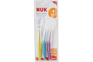 Nuk - 80601714 - Cuillères Douces Silicone, Lot 3