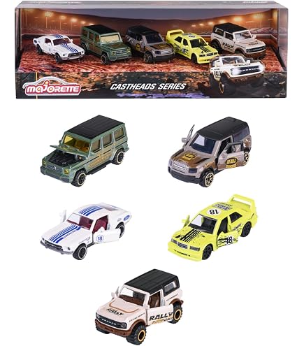 Majorette Volvo Cars 4-Pack Gift Box - 7.5cm Metal Toy Cars With Freewheeling Wheels