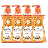 Santoor Classic Gentle Hand Wash Pump with Natural Goodness of Sandalwood & Tulsi| Rich Lathering Formula With Anti-Bacterial