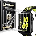 UniqueMe 5 Stück Schutzfolie für Apple Watch Series 6/5/4/SE 40mm Folie, [Flexible Folie] Soft HD TPU Klar Displayschutz Disp