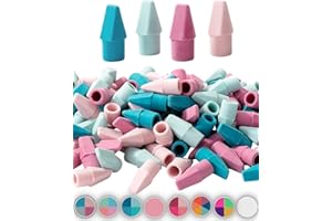 Mr. Pen- Pencil Erasers Toppers, 120Pack, Muted Pastel Colors, Erasers for Pencil, Pencil Top Erasers, Back to School Supplies