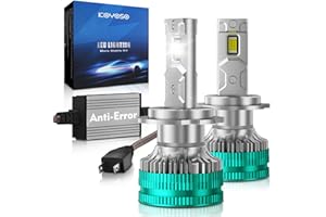 KOYOSO H7 LED Lampadine Auto: CANBUS Ready Nessun Errore Lampade Fari 32000LM 180W Sostituzione Kit LED Luci - Abbagliante e Anabbagliante per 12V Veicolo - 6500K Bianco