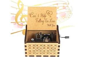hadio Cant Help Falling in Love Music Box, You Are My Sunshine for Lovers Falling in Love, for Women, Best Valentine gifts for Him & Her