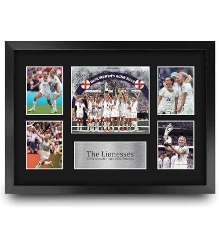 HWC Trading Foto A4 Incorniciata Con Autografo Stampato Di Ella Toone - Regalo Ufficiale Per Fan Del Calcio Femminile