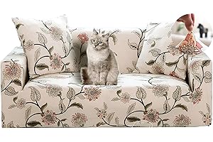 HYSENM Copridivano 3 Posti Elasticizzato Fodere Copri Divano con Braccioli Fantasia Universale Antiscivolo Lavabile copridivano senza braccioli