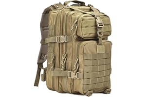 aiGear 45L Mochilas Tácticas | Mochilas con Sistema Molle | Gran Capacidad 3 Días Mochila Impermeables | para Campamentos de Senderismo Deportivo al Aire Libre