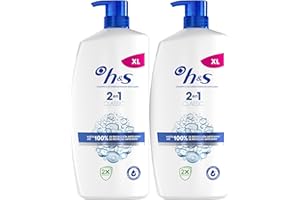 H&S Classic Champú Y Acondicionador Anticaspa 2en1 2X800ml, Con Dispensador. Hasta 100% De Protección Anticaspa. Para Todo Tipo De Pelo Y Cuero Cabelludo. Uso Diario. Limpieza Profunda
