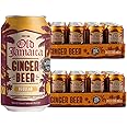 Old Jamaica Ginger Beer Soft Drinks 330 ml Made with Authentic and Natural Root Ginger Original and Best Refreshing and Crisp Tasty Classic (Pack of 48)
