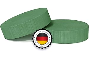 ELES VIDA Éponge à piquer pour fleurs - Éponge à piquer TORTE 16 x 3,5 cm, mousse à piquer, brique à piquer pour compositions florales - Éponge à piquer pour bricoler pour fêtes, voiture, mariage, cadeaux