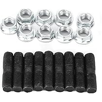 Kit 8 Goujons Turbo Filetés M8 1.25 - Pour Collecteur D'échappement, Haute Résistance, Voiture - 13