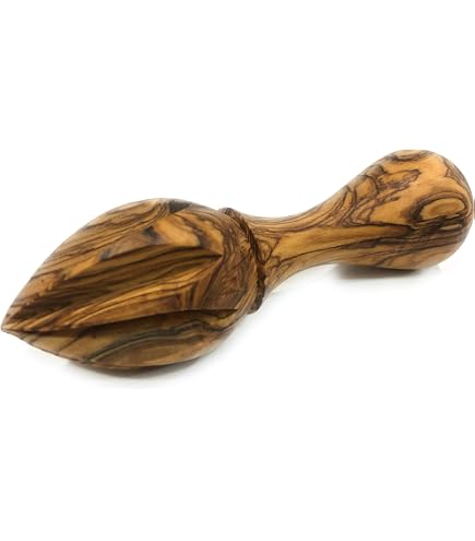 Presse-Citron En Bois Naturel | Extracteur De Jus Manuel Pour Agrumes - Design Ergonomique 15.5cm