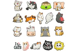 VYIBPDY 18 Pcs Shoe Charms, PVC Adornos de Zapatos,de Pin Crocs,Adorno Zapatos,Accesorios Para, decoración de zapatos para Niñas Mujeres Niños y Hombres