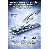 Ultra Geniş Ağızlı Paslanmaz &Ccedil;elik Kalın ve Sert Tırnaklar İ&ccedil;in Profesyonel Pens Makas