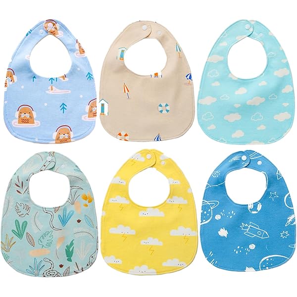 Bavaglini Bandana In Garza Di Cotone Biologico Bianco E Marrone  X3 1000 14 4 243216 1 - Foto 7