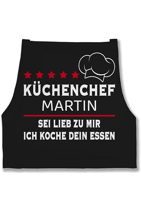 Personalisiert Grillschürze Mit Namen – Lustige Geschenkidee Für Papa Zu Vatertag, Geburtstag & Weihnachten