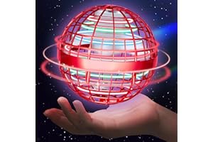 Sosuy 2025 Fliegender Ball Spielzeug FüR Junge, Hover Flying Rotierender Schwebeball Magischer Boomerang Spinner Mini Drohne Ball Weihnachts Geschenke FüR Jungen Kinder üBer MäDchen 6 7 8 9 10+