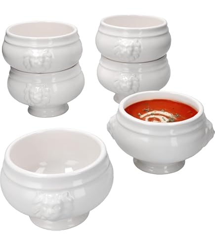 Dowbom Suppentasse 500ml Mit Deckel - Keramik Schüssel Mikrowellen Geeignet