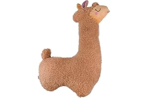 Coriver Alpaka Kuscheltier, Braun Kuscheltier Alpaka für Kinder, Weiches Seitenschläferkissen, Weighted Stuffed Animal Sofakissen, Cartoon Alpaka Geschenke für Erwachsene- 75 cm