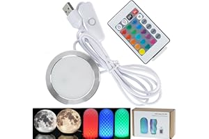 3DZWMAN Makerworld RGB LED Lamp Kit 001 for Bambu Lab Multicolor Button Battery 3D Printing DIY Hardware Model Replacement Parts 5V USB Powered