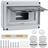 Tomoyuki Electrical Panel Surface IP65-8 Modules | Surface Electrical Box Box, ABS Plastic Electrical Fuse Box for Recessed G