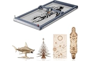 ORTUR Kit D'expansion pour OLM3, la Surface de Gravure peut être étendue Jusqu'à 400 x 850mm - Grande Barre D'extension