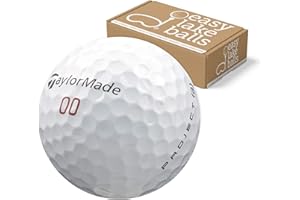 Easy Lakeballs 50 Taylor Made Project (A) Pelotas DE Golf RECUPERADAS/Lake Balls - Calidad AAAA/AAA (Pearl/A Grade) - EN Bolsa DE Red