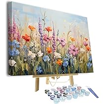 Kleurrijke tuin | Schilderen op nummer | Diamond painting