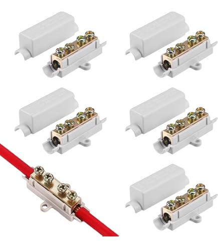 10 stuks Kalitec L10-M stootverbinders 50 mm² I binnendiameter 10 mm I lengte 37 mm I knijpverbinding met middenstop voor geleiderpositie en afgeschuind uiteinde I koper gegloeid vertind