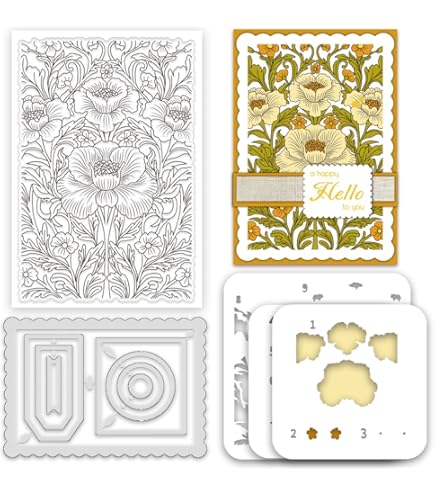 Pasta Texture Cosmic Shimmer Con Glitter - Effetto Satinato Heather Per Stencil - Foto 11