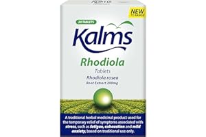 Kalms Rhodiola, 20 Tablets - Temporary Relief From Fatigue And Exhaustion Associated With Stress