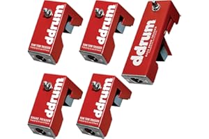 Ddrum Acoustic Drum Pro Trigger Kit (5 Pieces), Red, TKIT