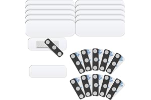 Mifflin Blank Name Tags w/Magnetic Backing (2.5 x 7.6 cm / 1” x 3”, 10 PK) - Customizable ID Badge Holders w/ 3 Strong Neodym
