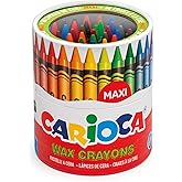 Carioca Wax Maxı Yıkanabilir Pastel Boya Kalemi 50'Li