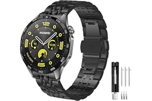 HATOLOVE Huawei Watch GT2 22 mm metalowy pasek ze stali nierdzewnej do Huawei Watch GT 2, Huawei Watch GT2 Pro, Huawei Watch GT 2e, Huawei Watch GT 2 Sport Elegant, Huawei Watch GT3, Galaxy Watch 46 mm