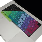 McStorey Macbook M1-M2-M3 Air Pro Klavye Koruyucu (UK-EU İngilizce) TouchID'li A2681 A3113 A2941 A3114 A2442 A2779 A2992 A291