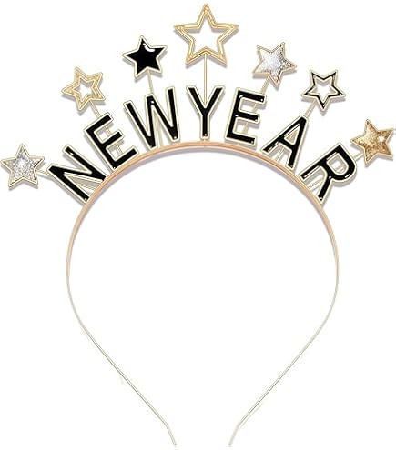 Haarband happy new year - kiss me at midnight