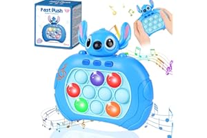 MEIRUIER Pop It Giocattolo elettronico, Quick Push Bolle Gioco Console,Speed Push Game Fidget Toys ,Pop It Fidget Toy, Macchina da gioco per bambini, adatta per alleviare lo stress per bambini e adulti (set-1)